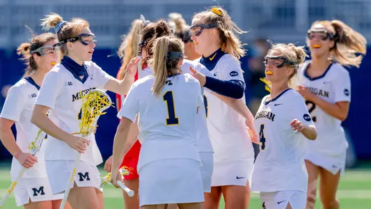 Women's Lacrosse Team Celebration