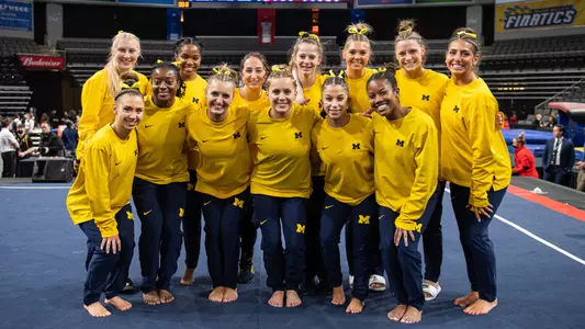 Women's Gymnastics 2022 Big Ten Regular-Season Champs Team Photo