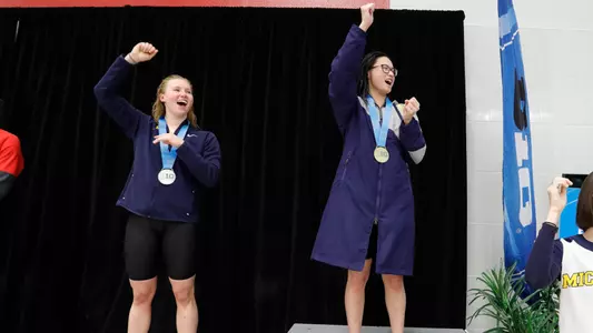 Olivia Carter (left), Maggie MacNeil