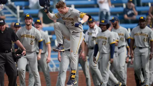 Joe Stewart home run celebration