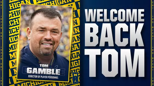 Tom Gamble Announcement Graphic