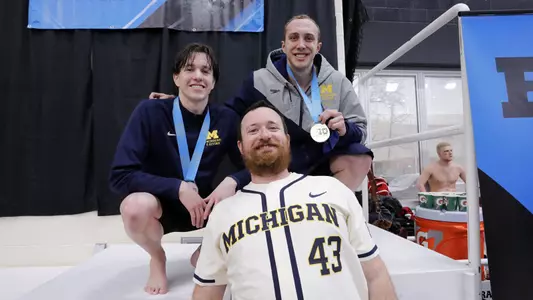 Jake Mitchell (clockwise from top left), Jared Daigle and Dr. Josh White