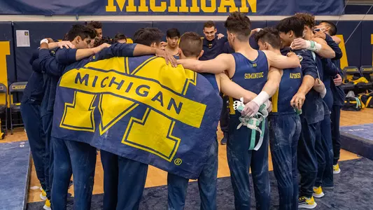 Men's Gymnastics Team Huddle Generic