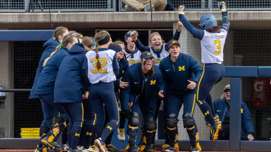 Lexie Blair Team Celebration Softball