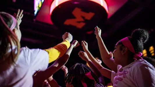Women's Basketball Pink Game pre-game generic