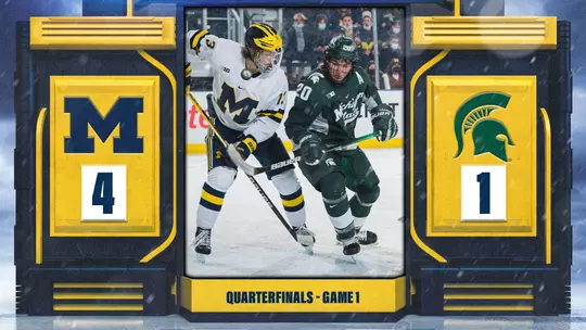 Ice Hockey Big Ten Quarterfinals Game 1 Final Score