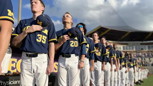 Baseball pre-game National Anthem