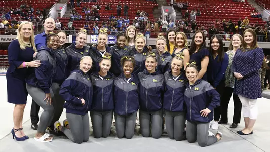 Women's Gymnastics at NCAA Regional Full Team