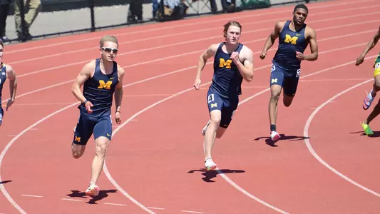 (L-R) Ryan McCloskey, Jacob Koerner, Lawrence Gilliam (U-M Athletic Communications)