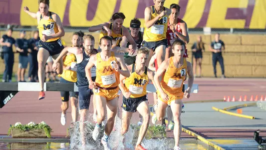 Christian Hubaker, center (U-M Athletic Communications)