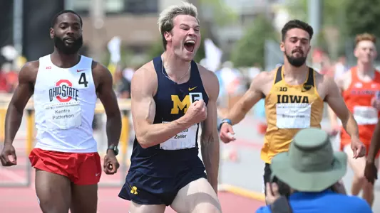 Joshua Zeller Big Ten Champion 110-Meter Hurdler