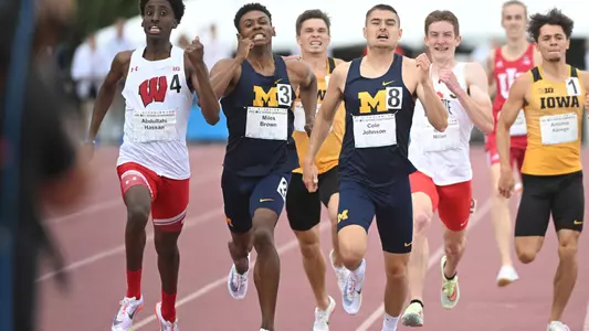 Miles Brown, Cole Johnson (U-M Athletic Communications)