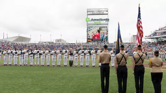 College World Series TD Ameritrade Anthem 2019