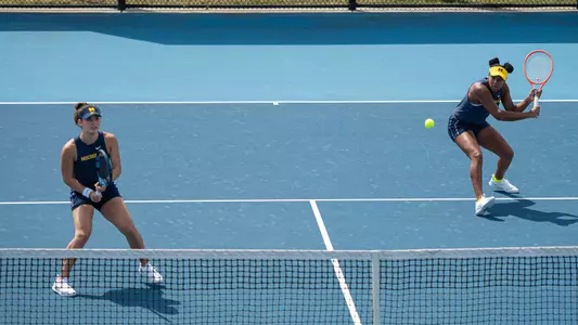 Julia Fliegner (left) and Jaedan Brown