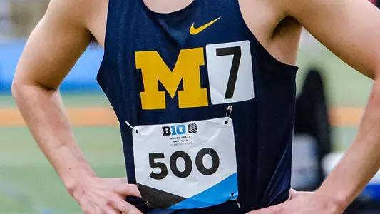 Men's Track and Field Bib, Block M