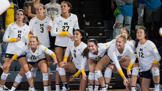 Volleyball Bench Group Photo