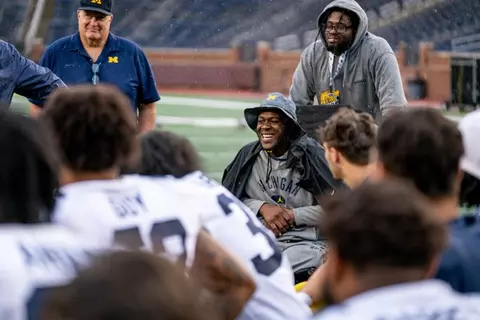 Dametrius Walker visits training camp