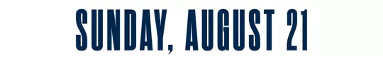BKM Date Strip Sunday August 21