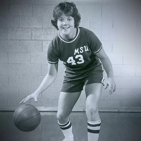 1970s Carol Hutchins at MSU