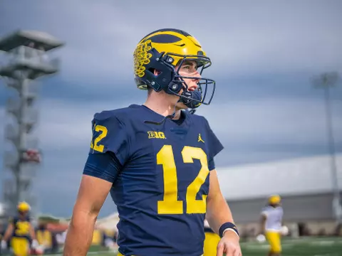 Michigan Football Training Camp Photos