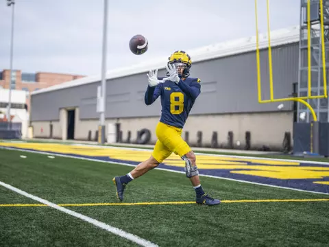 Michigan Football Training Camp Photos