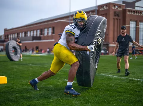 Michigan Football Training Camp Photos