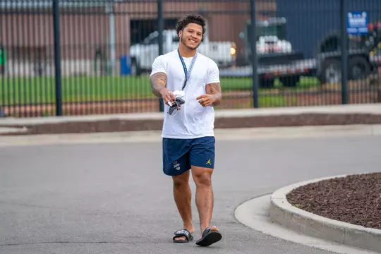 Michigan Football Training Camp Photos