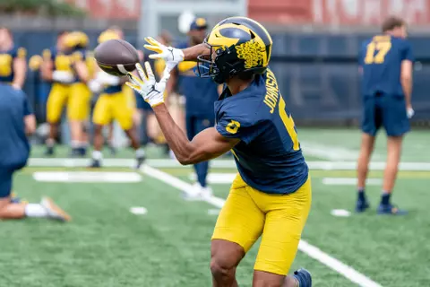 Michigan Football Training Camp Photos