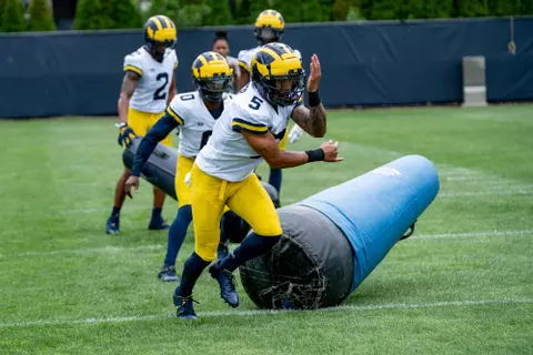 Michigan Football Training Camp Photos