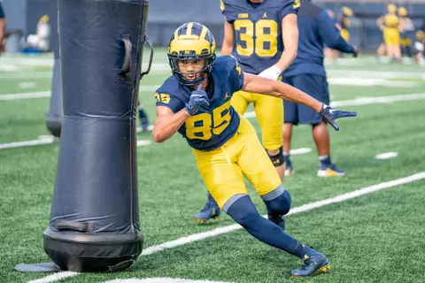 Michigan Football Training Camp Photos