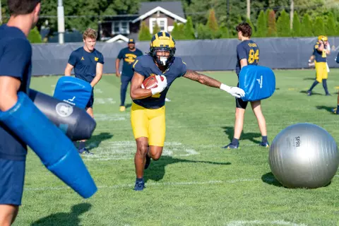 Michigan Football Training Camp Photos