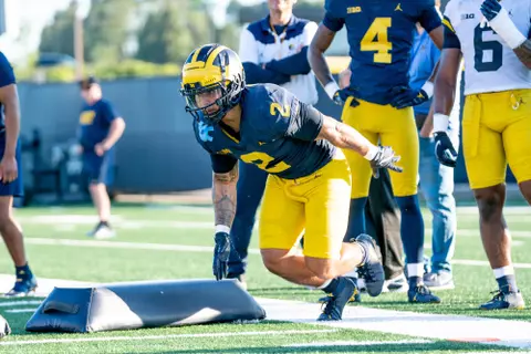 Michigan Football Training Camp Photos