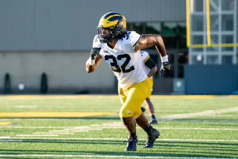 Michigan Football Training Camp Photos