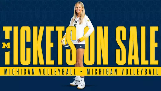Volleyball tickets on sale social graphic