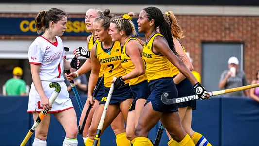 Field Hockey Team Huddle