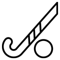 Field hockey stick icon