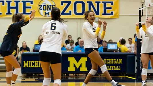 Volleyball Team Celebration