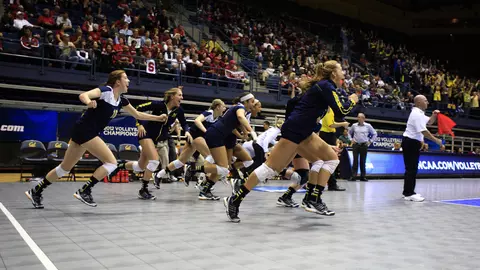 Volleyball Celebration - 2012 Elite Eight at Stanford