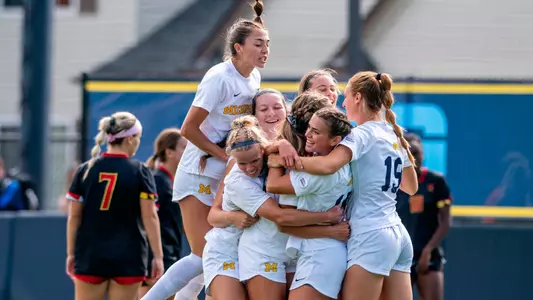 Women's Soccer Group Celebration