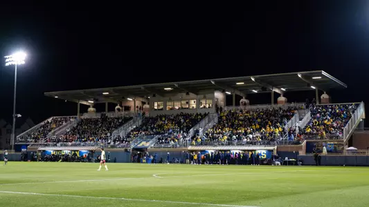 Women's Soccer U-M Soccer Stadium at Night