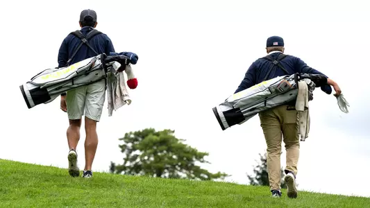 Men's Golf Walking the Course