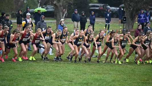 Women's Cross Country at the Starting Line