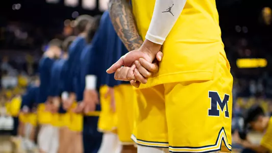 Men's Basketball Pregame Lineup