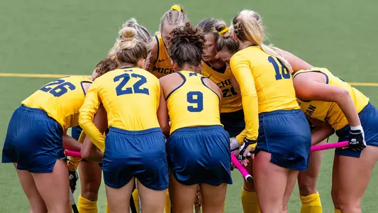 Field Hockey Team Huddle