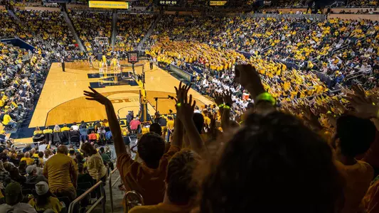 Men's Basketball Crisler Center Crowd Cheereing