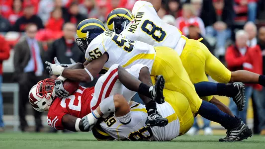 Brandon Graham (55), Mike Martin (68), Jonas Mouton (8)