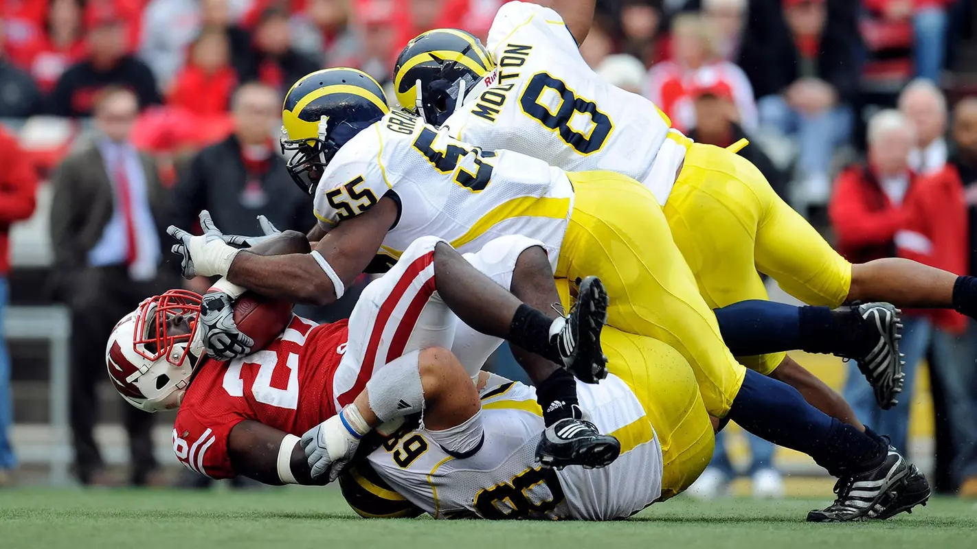 Brandon Graham (55), Mike Martin (68), Jonas Mouton (8)