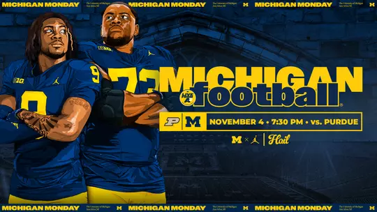 Michigan Monday vs. Purdue Inside