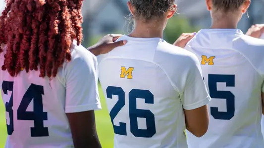 Women's Soccer Pregame Lineup