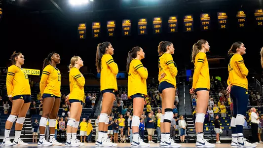 Volleyball Pregame Lineup